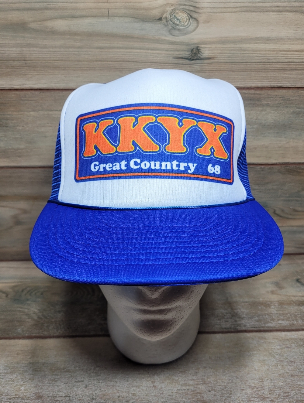 Vintage KKYX 680 AM San Antonio Classic Country Foam Mesh Snapback Cap